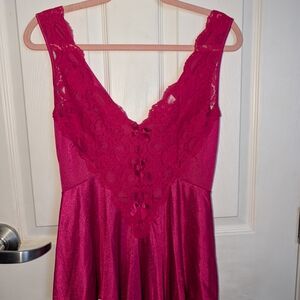 Adore Me Fuchsia Lace Chemise